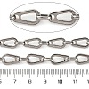 304 Stainless Steel Teardrop Link Chains CHS-S012-09P-3