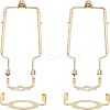 Iron Lamp Shade Harp Holder AJEW-OC0002-67G-1