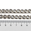 Transparent Electroplate Glass Beads Strands EGLA-N002-34C-C14-4