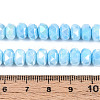 Anti-Tarnish Electroplate Glass Beads Strands GLAA-T025-8mm-11C-4