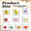 20Pcs 10 Styles Resin & Acrylic Pendants CRES-LP0001-11-2