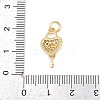 Brass Micro Pave Cubic Zirconia Charms KK-G544-13G-3