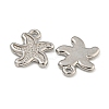 Non-Tarnish 304 Stainless Steel Charms STAS-I307-518P-2
