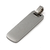 Tarnish Resistant Rectangle 304 Stainless Steel Mirror Polished Finish Stamping Blank Tag Pendants LS-STAS-H317-09P-2