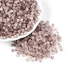 Frosted Glass Seed Beads SEED-N012-01K-1