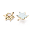 Alloy with ABS Imitation Pearl & Crystal Rhinestone & Acrylic Pendants PALLOY-Q466-04G-03-2