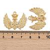 Brass Micro Pave Cubic Zirconia Pendants KK-F910-11G-3