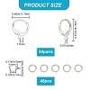 24 Pairs Brass Huggie Hoop Earring Findings DIY-CN0002-20-2