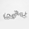 Gift Idea for Valentines Day to Girlfriend Tibetan Style Links connectors X-TIBE-C056-AS-FF-2