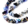 Electroplate Glass Beads Strands EGLA-N002-06F-3
