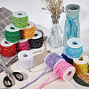 25M Metallic Yarn Lace Ribbons OCOR-GF0003-09H-3