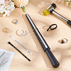 1PcPlastic Ring Sizer Mandrel with 4Pcs 2 Colors Plastic Ring Sizer TOOL-UN0001-52-2
