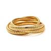 304 Stainless Steel Stretch Bracelets BJEW-A031-01A-G-2