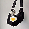 2Pcs 2 Styles PVC Egg Keychain KEYC-LP0001-66-3