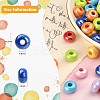 Opaque Acrylic European Beads FIND-CJC0003-66-2