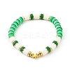 Handmade Polymer Clay Beads Stretch Bracelets Sets BJEW-JB06353-7