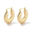 Brass Hoop Earrings EJEW-H301-01G-05-1