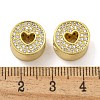 Rack Plating Brass Micro Pave Cubic Zirconia Beads KK-I718-36G-3