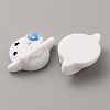 Space Theme Opaque Resin Cabochons CRES-WH0001-50-2