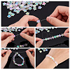 Eco-Friendly Transparent Acrylic Beads TACR-FH0001-01-3