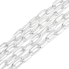 Aluminum Paperclip Chains CHA-S001-079-1