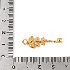 925 Sterling Silver Wheat Tassel Pendants STER-D288-02G-3