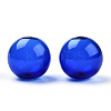 Transparent Blow High Borosilicate Glass Globe Beads GLAA-T003-09F-2