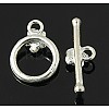 925 Sterling Silver Toggle Clasps STER-A008-55-2