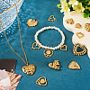 11Pcs 11 Styles 304 Stainless Steel Pendants STAS-TA0003-31-7
