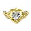 Eco-Friendly Brass Micro Pave Cubic Zirconia Pendants KK-A204-07G-1
