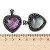 Natural Fluorite Pendants G-A095-01AS-03-3