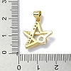Rack Plating Real 18K Gold Plated Brass Micro Pave Cubic Zirconia Pendants KK-B084-10G-3