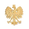 Ion Plating(IP) 304 Stainless Steel Eagle Open Cuff Rings for Women RJEW-M167-01G-2