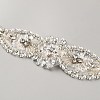 Flower Full Crystal Rhinestone Handmade Bridal Belts for Wedding Dresses AJEW-WH20006-233B-04-2