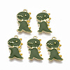Alloy Enamel Pendants X-ENAM-S122-019-NR-2