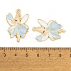 Rack Plating Alloy Enamel Pendants FIND-A040-08D-02G-3