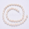 Natural Cultured Freshwater Pearl Beads Strands X-PEAR-F007-70-3
