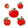 30Pcs 5 Styles Alloy Enamel Pendants ENAM-CJ0006-39-9
