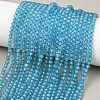 Natural Blue Topaz Beads Strands G-B175-D21-3mm-1