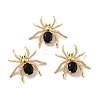 Brass Micro Pave Cubic Zirconia Pendants X-KK-B059-08G-4