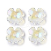 50Pcs Baking Paint Glass Bead Caps GLAA-FP0001-21-2