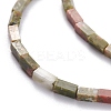 Natural Unakite Beads Strands G-C301-16-3