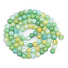 Crackle Glass Beads Strands GLAA-N046-004B-18-2