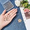 304 Stainless Steel Stud Earring Findings STAS-PH0001-09P-3