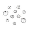 Acrylic Rhinestone Buttons BUTT-PJ0001-01-1
