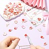 64Pcs 16 Styles Heart Alloy Enamel Charms ENAM-CJ0007-19-5