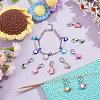 16Pcs 8 Style Ice Cream & Cake Handmade Polymer Clay Imitation Food Pendant Stitch Markers HJEW-NB00031-4