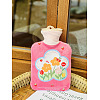 PVC Hot Water Bottle with Soft Fluffy Flower Cover COHT-PW0001-51C-1