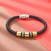 Braided Microfiber Leather Cord Bracelets BJEW-Q010-02A-3