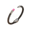 Pencil Design Alloy Enamel Cuff Bangles for Women FS-WGBB19C-01-2